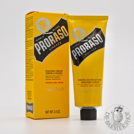 Proraso Wood and Spice - Shaving Cream Tube